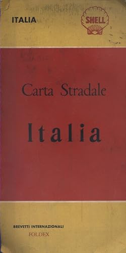 Carta stradale : Italia. Vers 1950.
