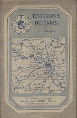 Carte des environs de Paris : Sud-Ouest. Carte au 1/50000.