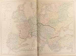 Carte de l'Europe féodale en 1328 (à l'avénement de Philippe VI de Valois). Carte extraite de l'A...