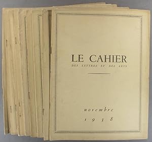 Le Cahier des lettres et des arts. Revue mensuelle de la Société des amis des lettres et des arts...