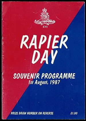 Rapier Day Souvenir Programme 1st August 1987