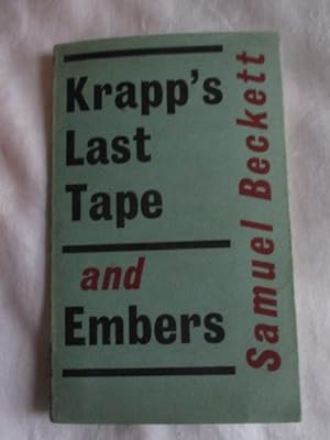 Krapp's Last Tape and Embers