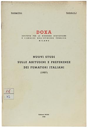 NUOVI STUDI SULLE ABITUDINI E PREFERENZE DEI FUMATORI ITALIANI (1957):