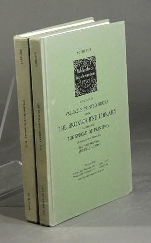Catalogue of valuable printed books from the Broxbourne Library illustrating the spread of printing