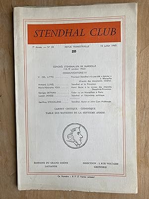 Stendhal Club 7/28