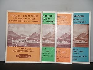 Loch Lomond Steamer Services, Excursions and Tours- Publicity Brochures for Ten Seasons (1956, 19...