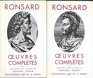 RONSARD Oeuvres Complètes, deux Tomes