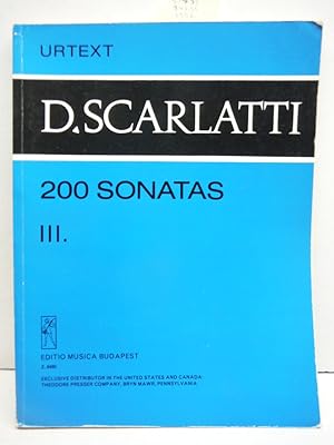 200 Sonatas III: Urtext