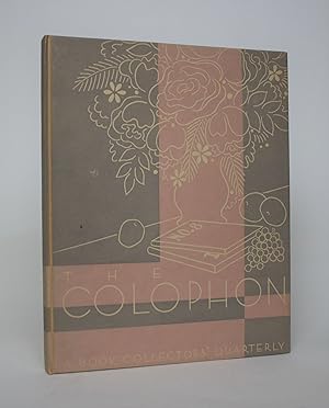 The Colophon: A Book Collector's Quarterly, Volume Two, Part Eight