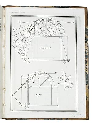 Principi di architettura civile. Finale, Jacopo de' Rossi, 1781. 3 volumes. 4to. With tables of p...
