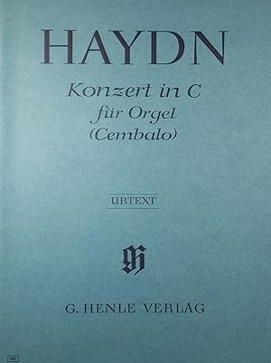 Konzert in C fur Orgel (Cembalo) und Streichinstrumente, Hob XVIII/10, Keyboard Score and Parts (...