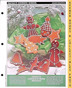McCall's Cooking School Recipe Card: Holiday Delights 8 - Pepparkakor : Replacement McCall's Reci...
