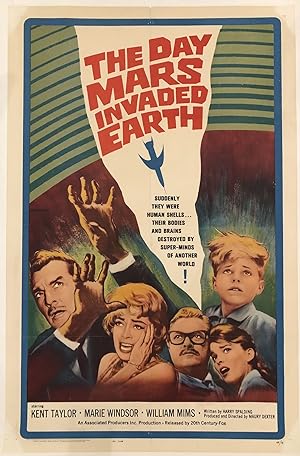 THE DAY MARS INVADED EARTH (Original Vintage Movie Poster)