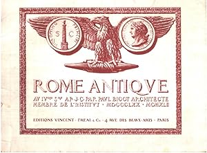 Rome antique anvant IV° siècle aprés J.-C / illustrations sous serpente
