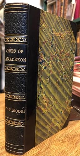 Odes of Anacreon : Translated into English Verse with Notes by Thomas Moore. Two volumes in one