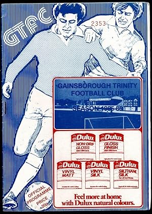 Gainsborough Trinity Football Club: Matlock Town Programme