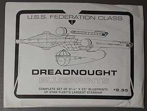 Dreadnought Blueprints, of Star Fleet's Largest Starship, U.S.S. Federation Class (Star Trek Blue...