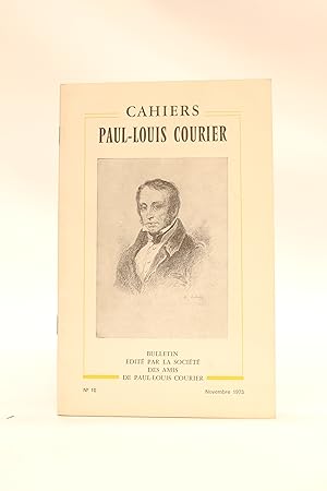 Cahiers Paul-Louis Courier N°10