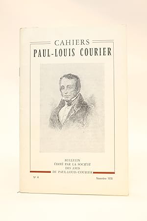 Cahiers Paul-Louis Courier N°4