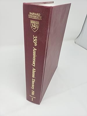Harvard Alumni Directory 1986 - Volume 1 Only