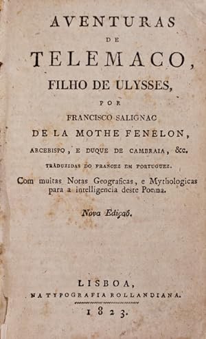AVENTURAS DE TELEMACO, FILHO DE ULYSSES, [1823]
