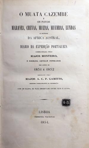 O MUATA CAZEMBE OS POVOS MARAVES, CHÉVAS MUIZAS, MUEMBAS, LUNDAS E OUTROS DA AFRICA AUSTRAL.