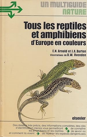 Tous les reptiles et amphibiens d'Europe en couleurs