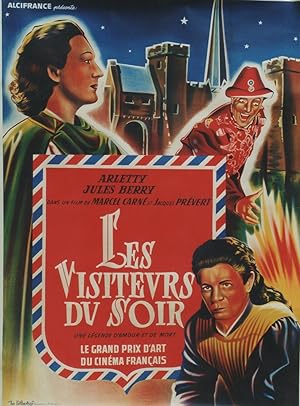 "LES VISITEURS DU SOIR" Réalisé par Marcel CARNÉ (scénario de Jacques PRÉVERT) en 1942 avec ARLET...