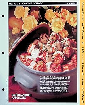 McCall's Cooking School Recipe Card: Appetizers 9 - Swedish Meatballs : Replacement McCall's Reci...