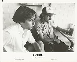 Slacker (Original photograph of Richard Linklater and cinematographer Lee Daniel from the set of ...