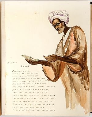 Sketches on the Nile: An Album of 43 Original Watercolors and Doggerel Verse Documenting a Nile C...