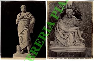Roma e Vaticano. Statue in marmo, interni di chiese : Mosè, Pietà. Sofocle, Minerva Medica, Apoll...