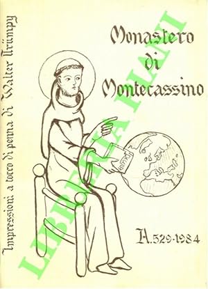 Monastero di Montecassino. Impressioni a tocco di penna di Walter Trumpy.
