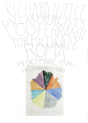 Poster: Richard Tuttle, Dallas exercises - Galleria Ugo Ferranti Roma 1979