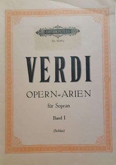 Ausgewählte Opern-Arien für Sopran (Band 1 und Band II)
