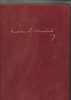 Book Eightieth Birthday Tribute to Sir Winston Churchill - Ltd edition - Signed Numbered