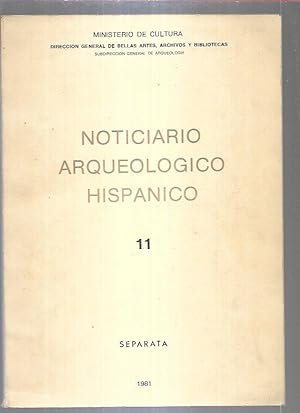 NOTICIARIO ARQUEOLOGICO HISPANICO 11: FUENTE DE LA MOTA (BARCHIN DEL HOYO, CUENCA)