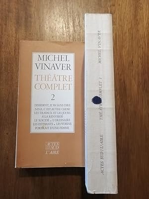 Théâtre complet Tome 1 et 2 1986 - VINAVER Michel - Coréens Huissiers Fête du cordonnier Iphigéni...