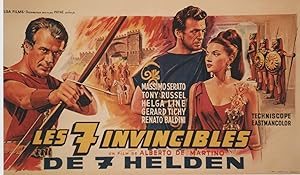 "LES 7 INVINCIBLES" (GLI INVINCIBILI SETTE) Réalisé par Alberto DE MARTINO en 1964 avec Massimo S...