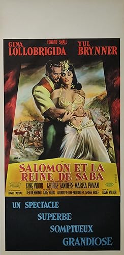 "SALOMON ET LA REINE DE SABA" (SALOMON AND SHEBA) Réalisé par King VIDOR en 1959 avec Yul BRYNNER...