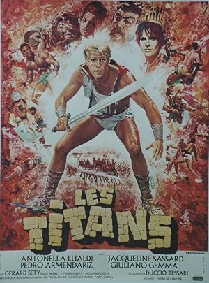 "LES TITANS" (ARRIVANO I TITANI) Réalisé par Duccio TESSARI en 1961 avec Giuliano GEMMA, Antonell...