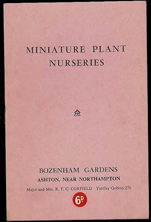 Miniature Plant Nurseries: Catalogue of Plants
