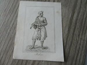 GRAVURE ORIGINALE INDE INDIEN 1810
