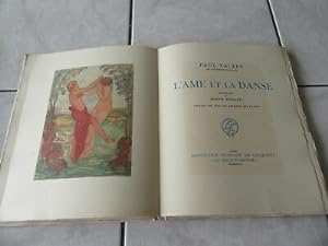 L'AME ET LA DANSE PAUL VALERY 1932 AQUARELLES DE JOSEPH BERNARD TIRAGE A 90 EX