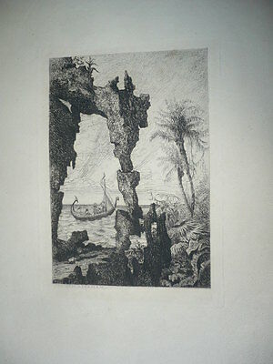 GRAVURE SIGNEE TANCREDE ABRAHAM 1860