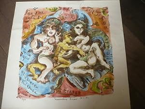 GRAVURE RUSSE SIGNEE AU CRAYON ET DATEE 1995 RUSSIE RUSSIAN