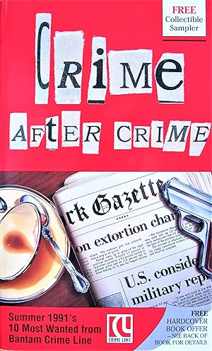 Crime After Crime: Summer 1991's 10 Most Wanted From Bantam Crime Line