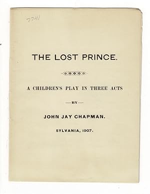 The lost prince. A children's play in three acts