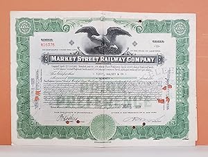 Market Street Railway Company Share Certificate No. NYO6376
