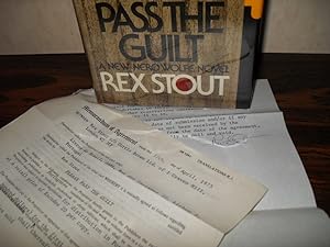 Please Pass the Guilt: A New Nero Wolfe Novel